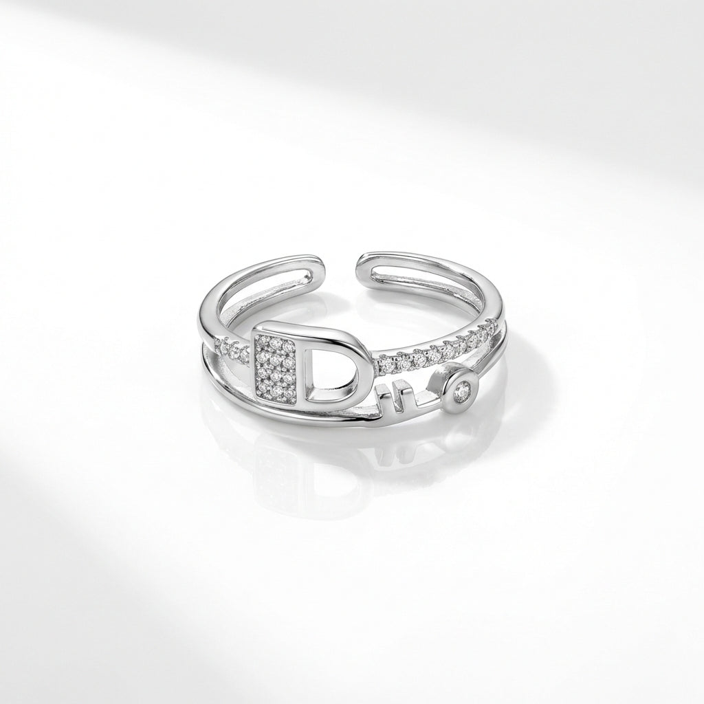 Premium 925 Silver Ring - Designed to catch the light beautifully.