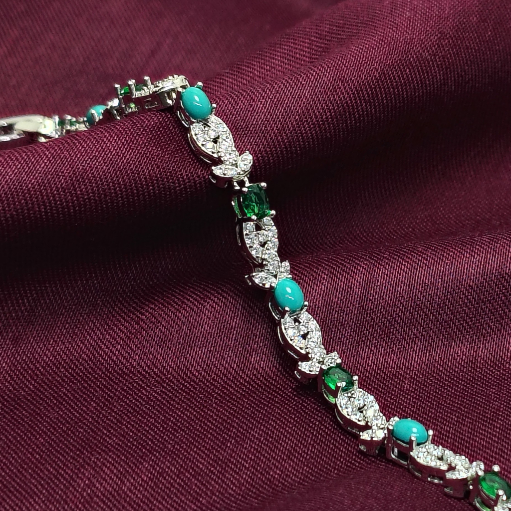 Opulent Multi Pearl White 925 Silver Bracelet - For women who don’t wait — they build.