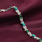 Opulent Multi Pearl White 925 Silver Bracelet - For women who don’t wait — they build.