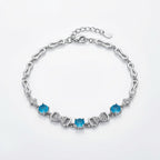 Cloud Blue Loose 925 Silver Bracelet - Celebrate the woman you’ve become.