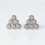 Triangle Shape 925 Silver Stud - Designed to frame your face when every eye turns.