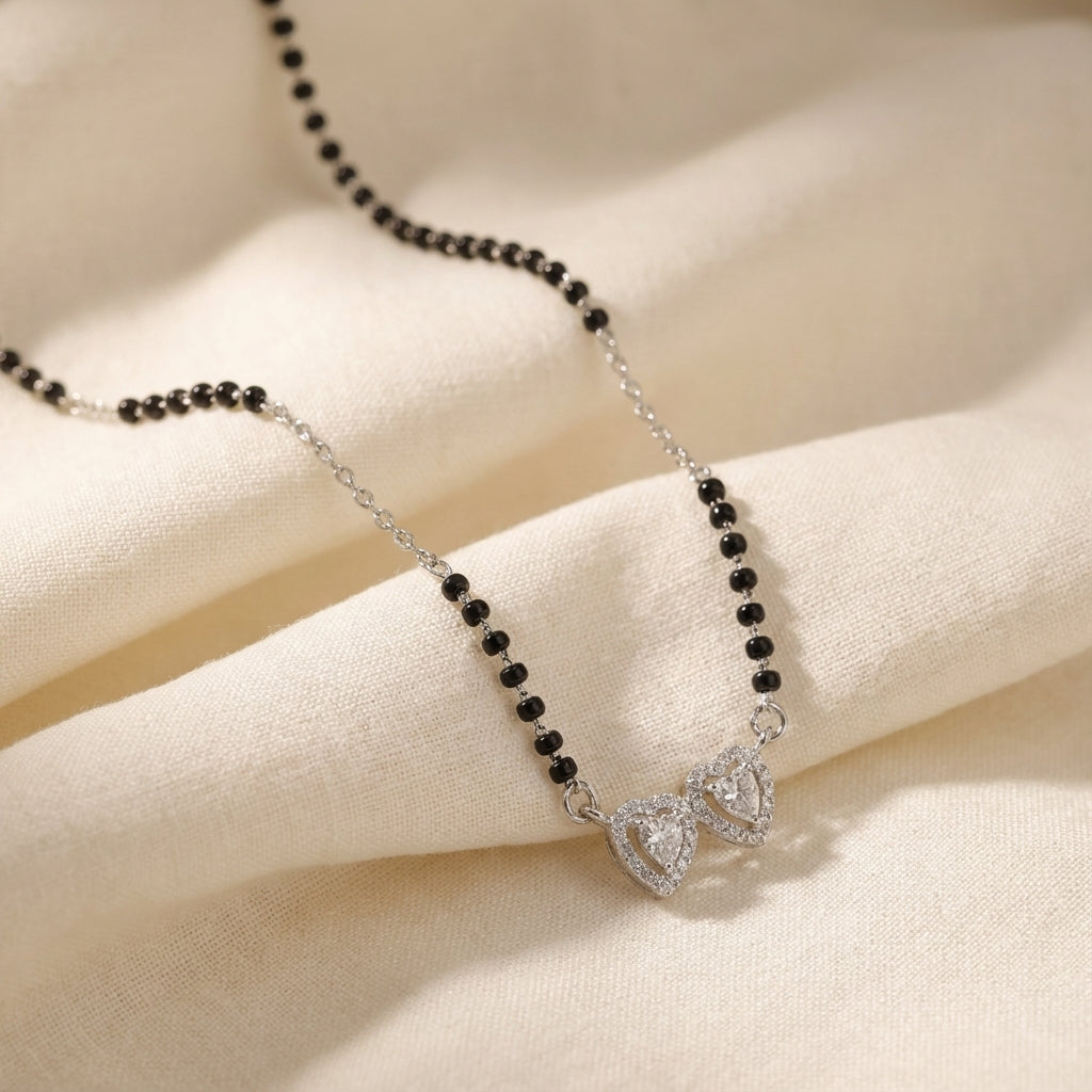 Classic Black Bead 925 Silver Mangalsutra - Your confidence upgrade.