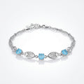 Ocean Mist Adjustable 925 Silver Bracelet - Jewellery for women who lead.