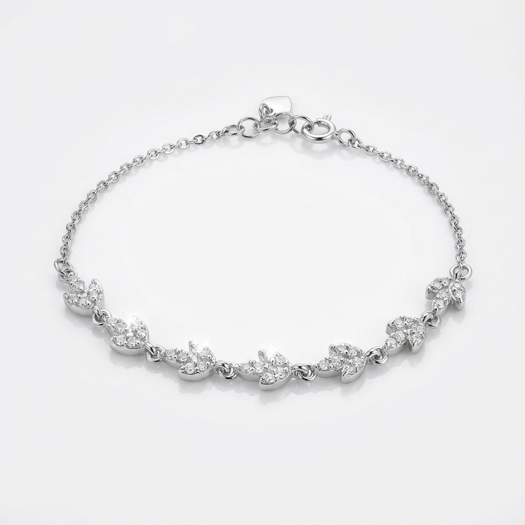 Elegant Flow 925 Silver Bracelet - Subtle enough for work, strong enough to be noticed.