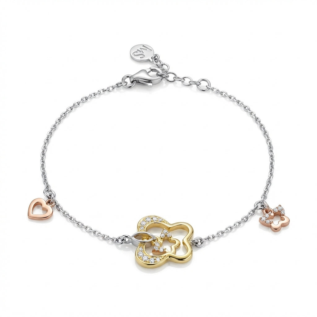 Golden Butterfly 925 Silver Bracelet - For women who don’t wait — they build.
