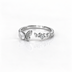 Butterfly Charm Adjustable Ring – Cute Everyday 925 Silver Ring