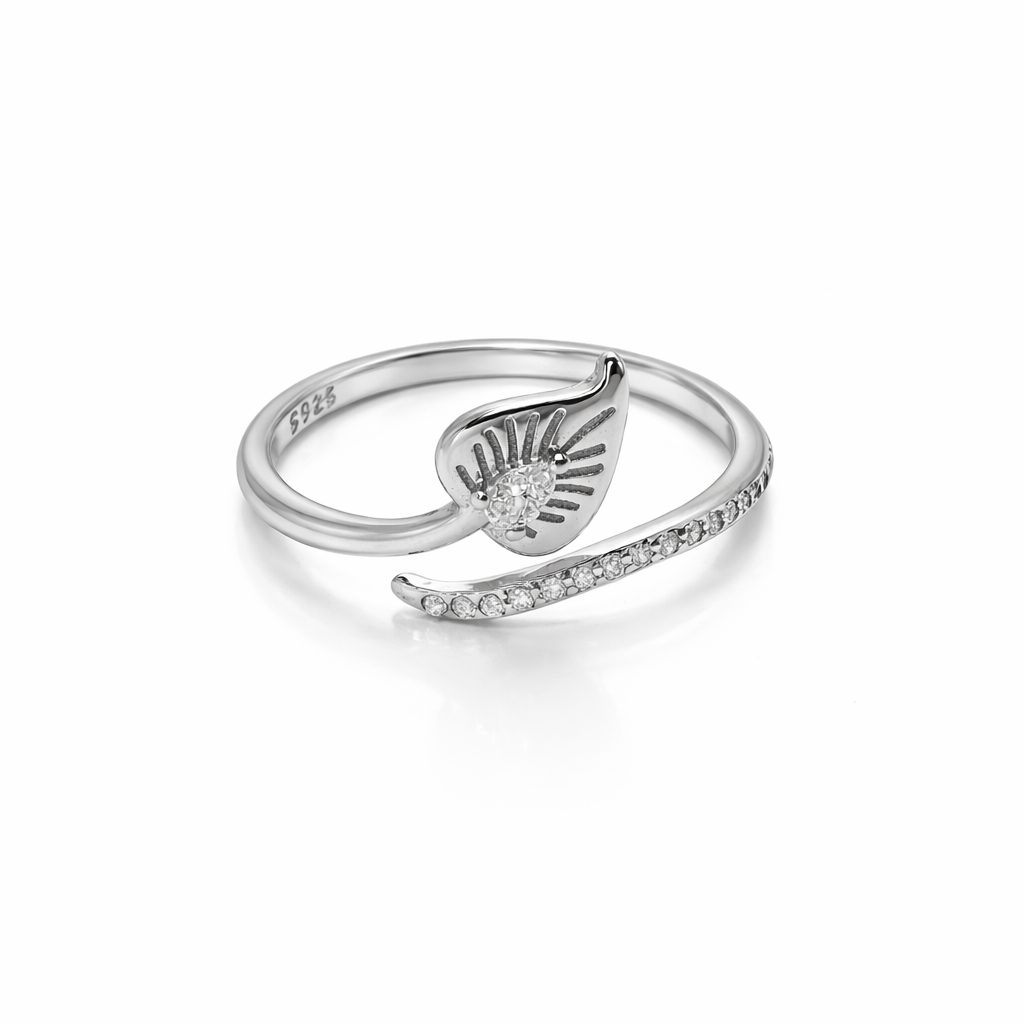 Auré Love Sculpture 925 Silver Ring