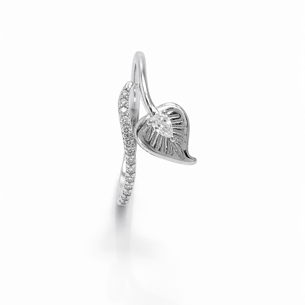 Auré Love Sculpture 925 Silver Ring