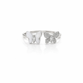 Double Butterfly 925 Silver Ring – Aesthetic Statement Ring