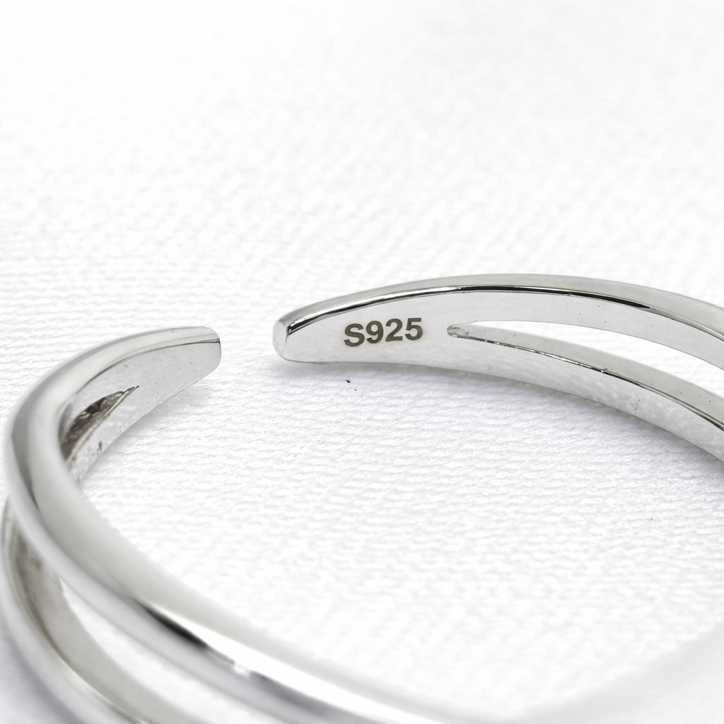 Daily Wear Silver Ring – 925 Adjustable Ring | Simple & Elegant Design