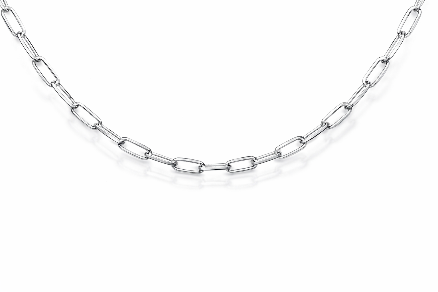 925 Silver Élan Classic Link Chain – Luxury Studio Finish
