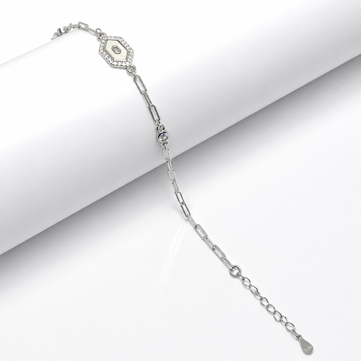 Glow Link 925 Silver Bracelet