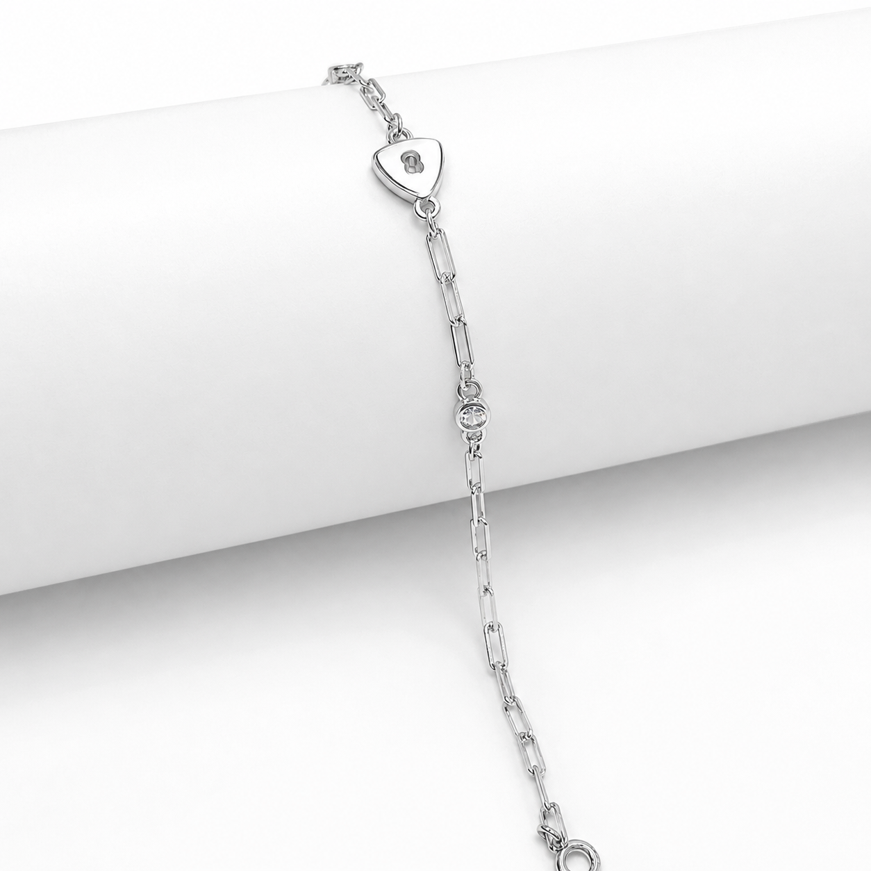 White Aura 925 Silver Bracelet