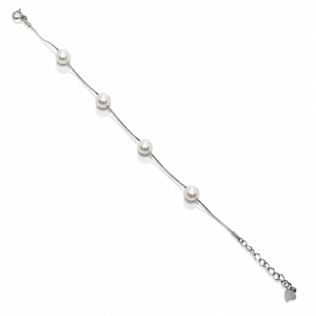 Ivory Pearl 925 Silver Bracelet