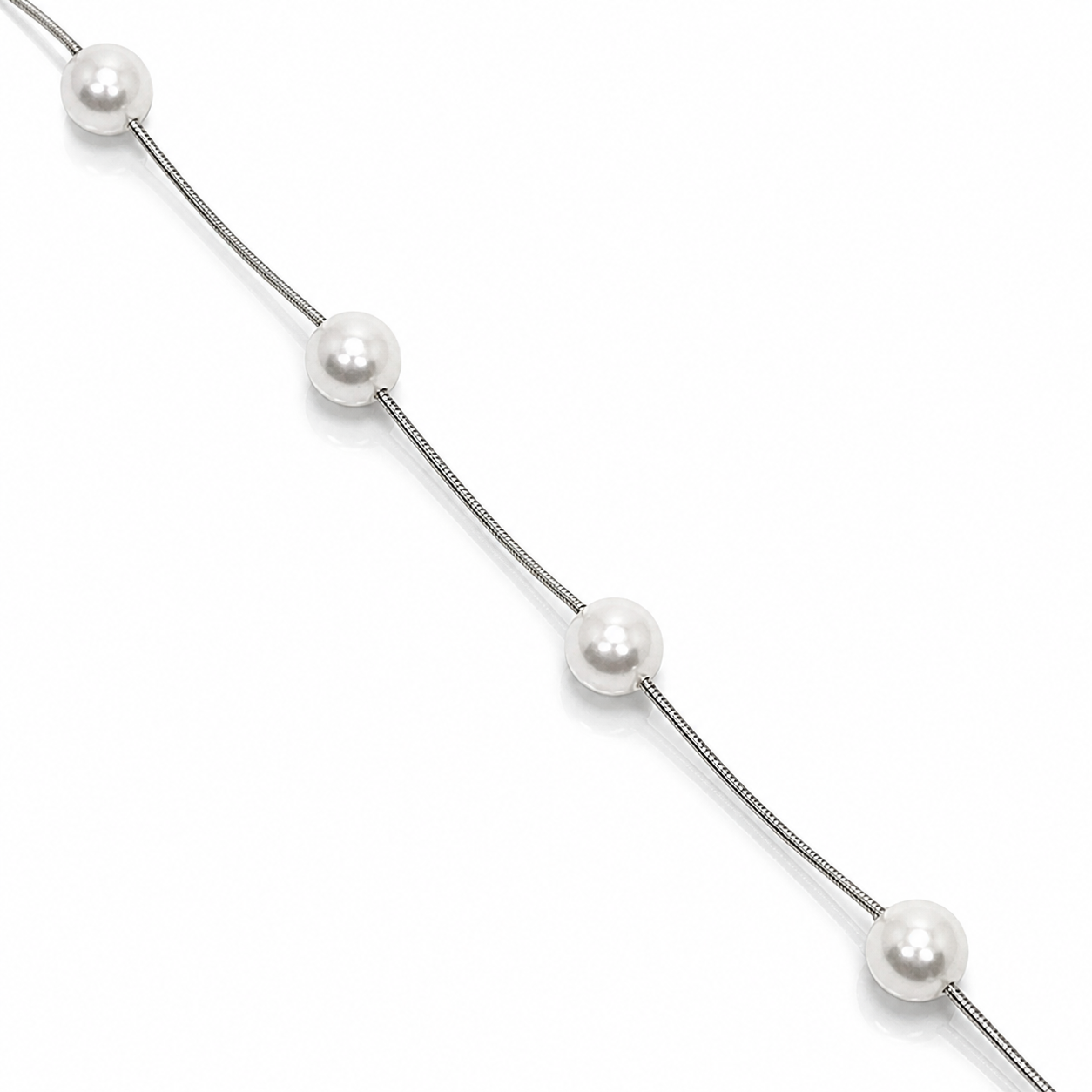 Ivory Pearl 925 Silver Bracelet