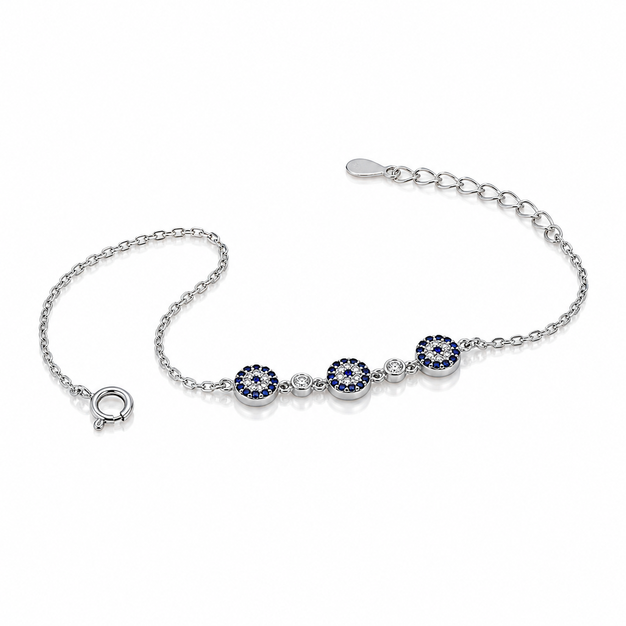 Blitz Link 925 Silver Bracelet