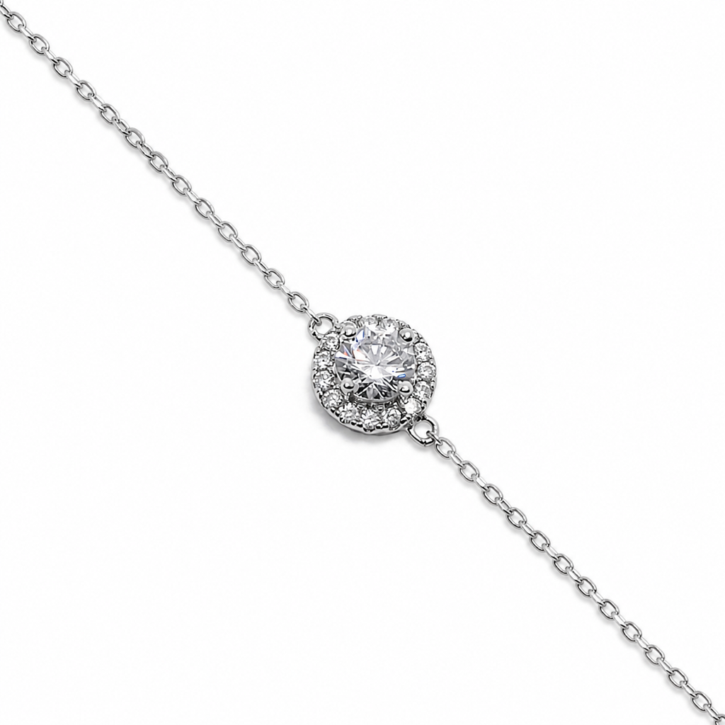 Ice Beam Pure 925 Silver Bracelet for Women