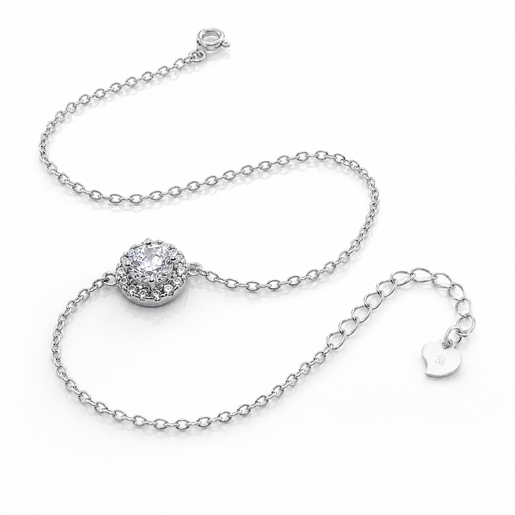 Ice Beam Pure 925 Silver Bracelet for Women