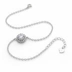 Ice Beam Pure 925 Silver Bracelet for Women