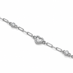 Candy Glow 925 Silver Enamel Charm Bracelet