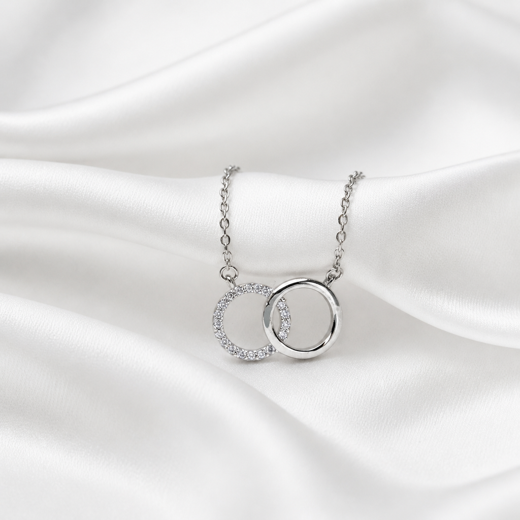 Opal Glow 925 Silver Necklace