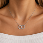 Opal Glow 925 Silver Necklace