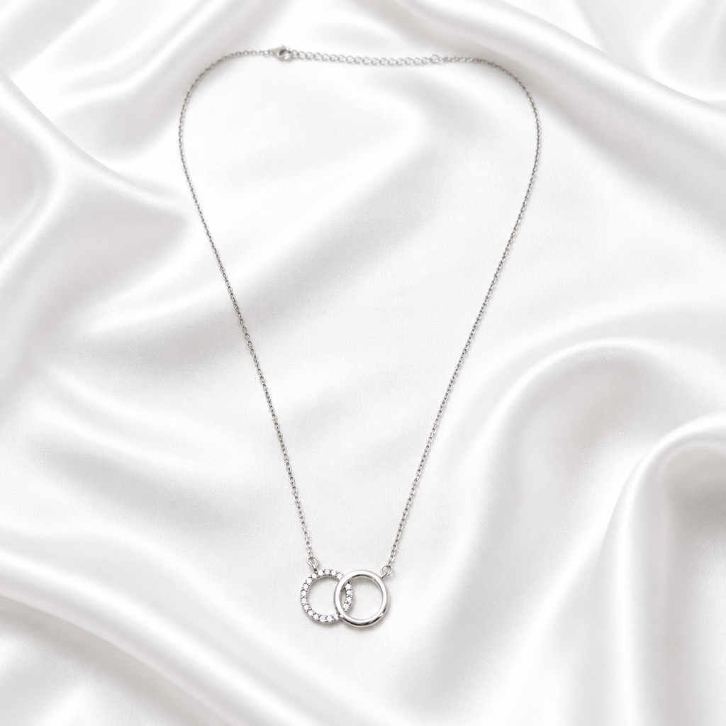 Opal Glow 925 Silver Necklace