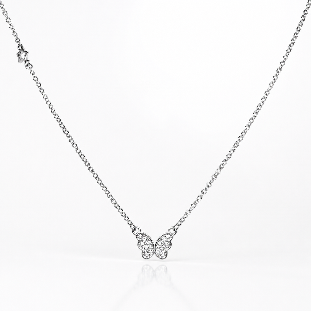 925 Silver Bella Fly Necklace for Women