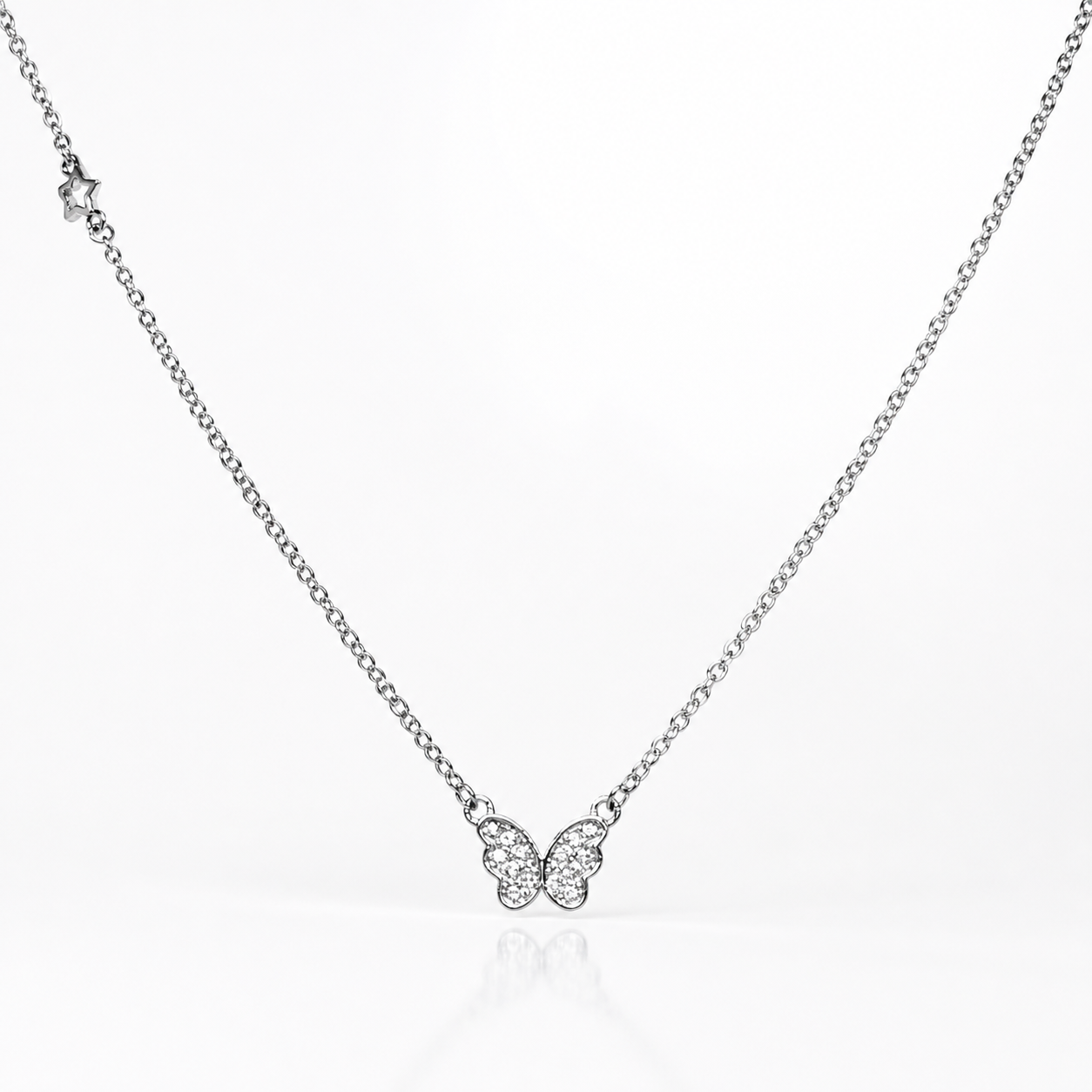 925 Silver Bella Fly Necklace for Women