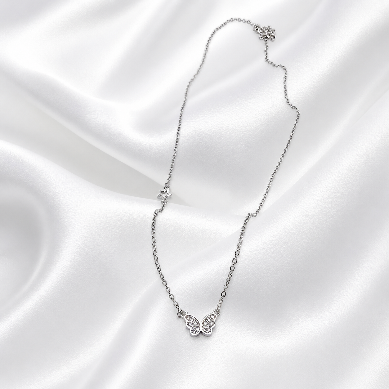925 Silver Bella Fly Necklace for Women