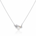 Glitch Glow 925 Silver Necklace