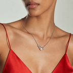 Glitch Glow 925 Silver Necklace