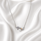Glitch Glow 925 Silver Necklace