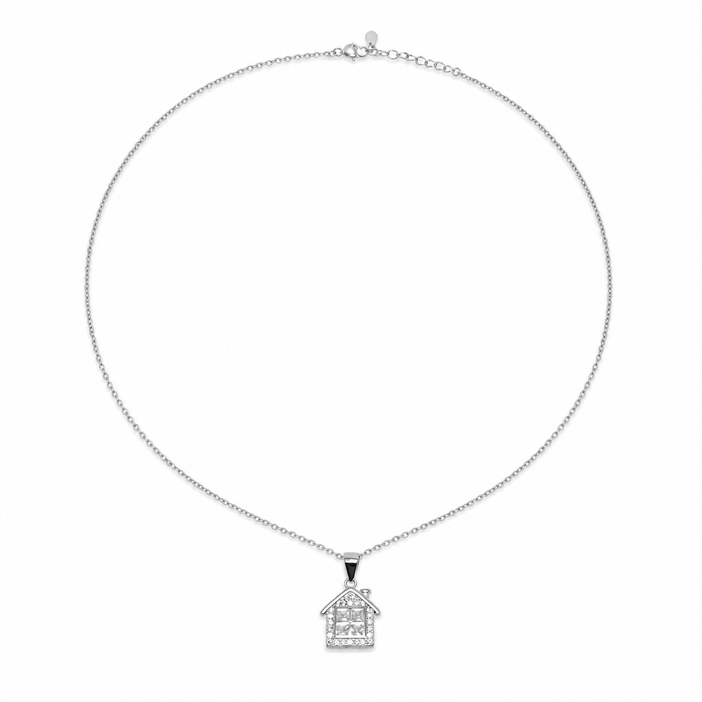Sweet Home 925 Silver Necklace