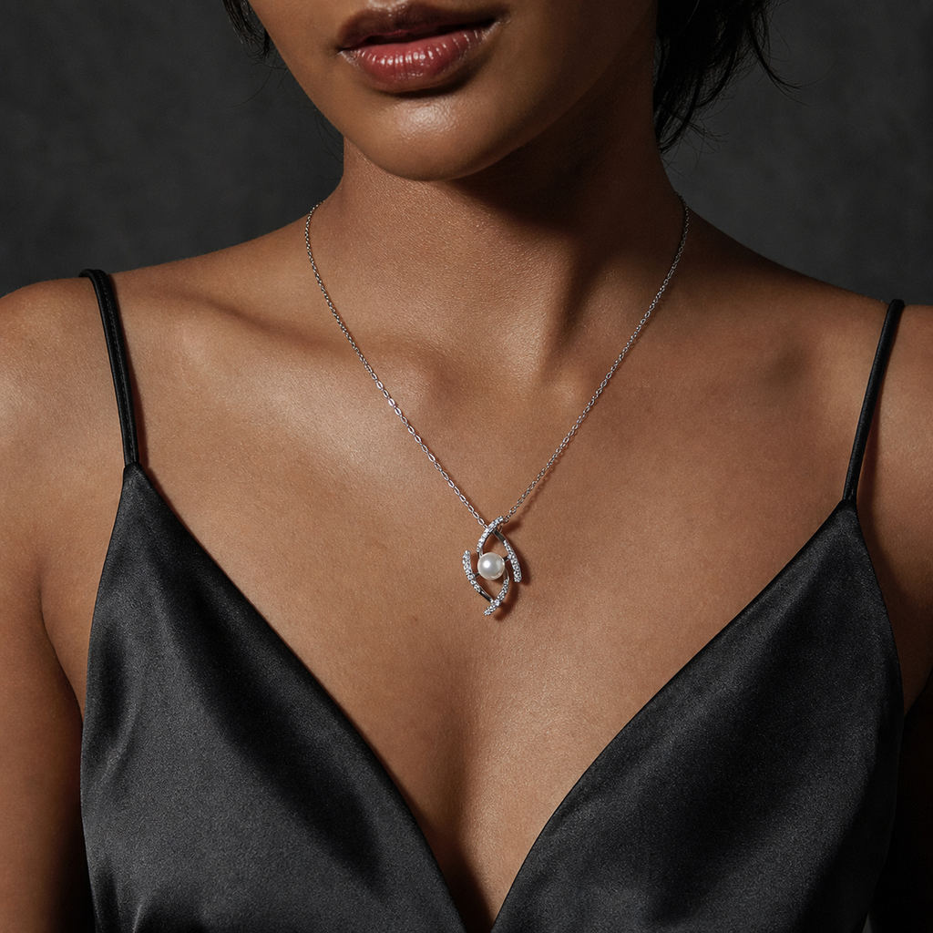 Iced Whisper 925 Silver Necklace