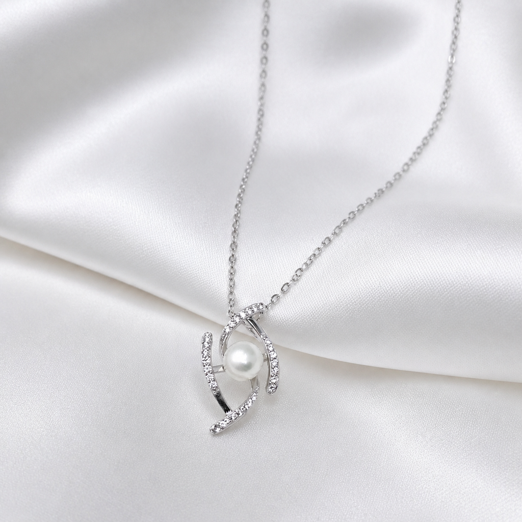 Iced Whisper 925 Silver Necklace