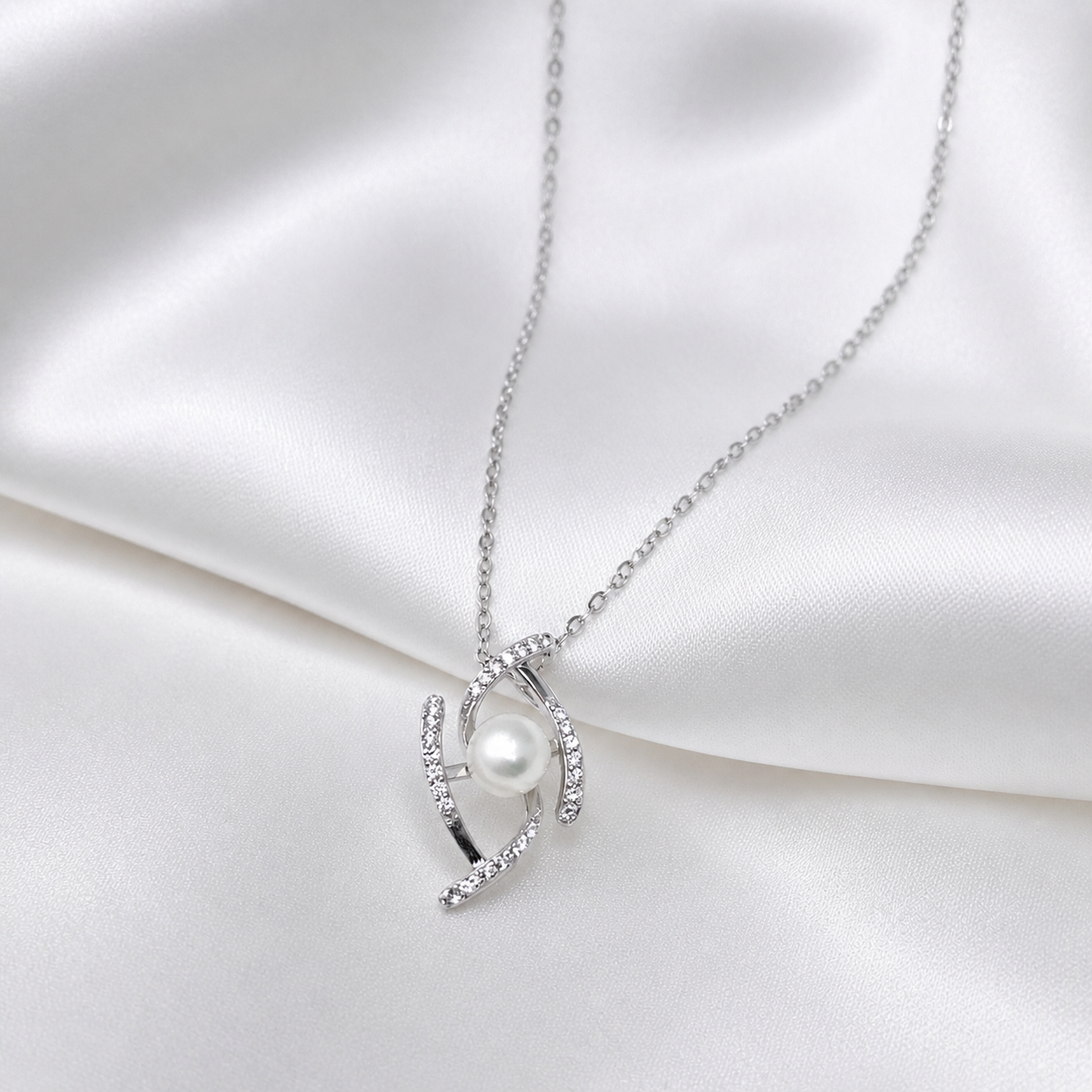 Iced Whisper 925 Silver Necklace