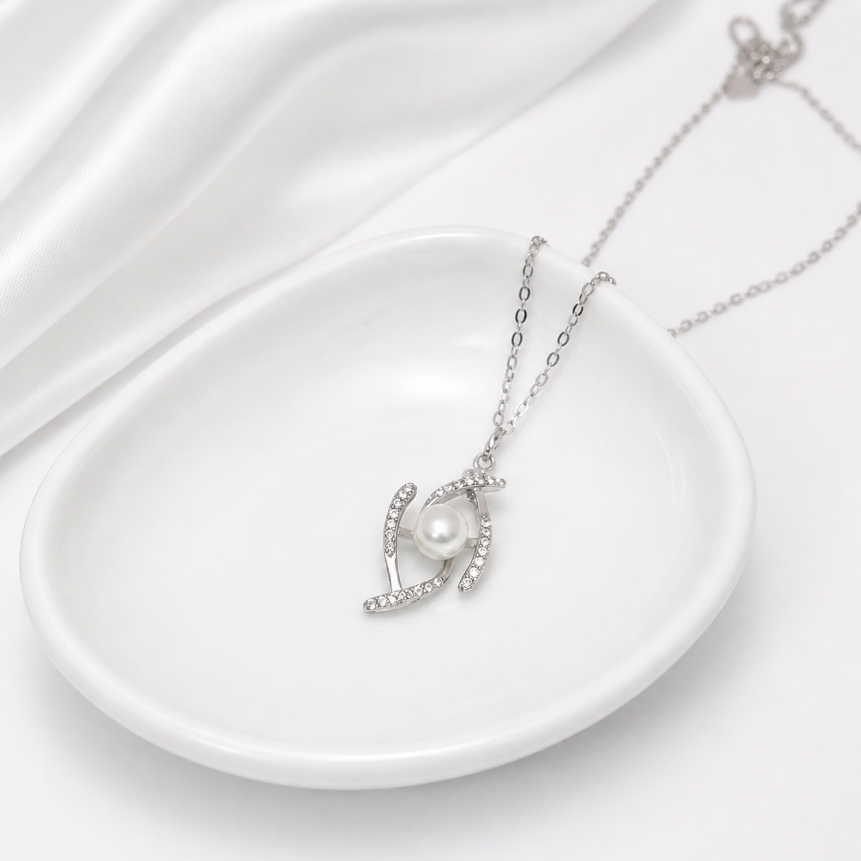 Iced Whisper 925 Silver Necklace
