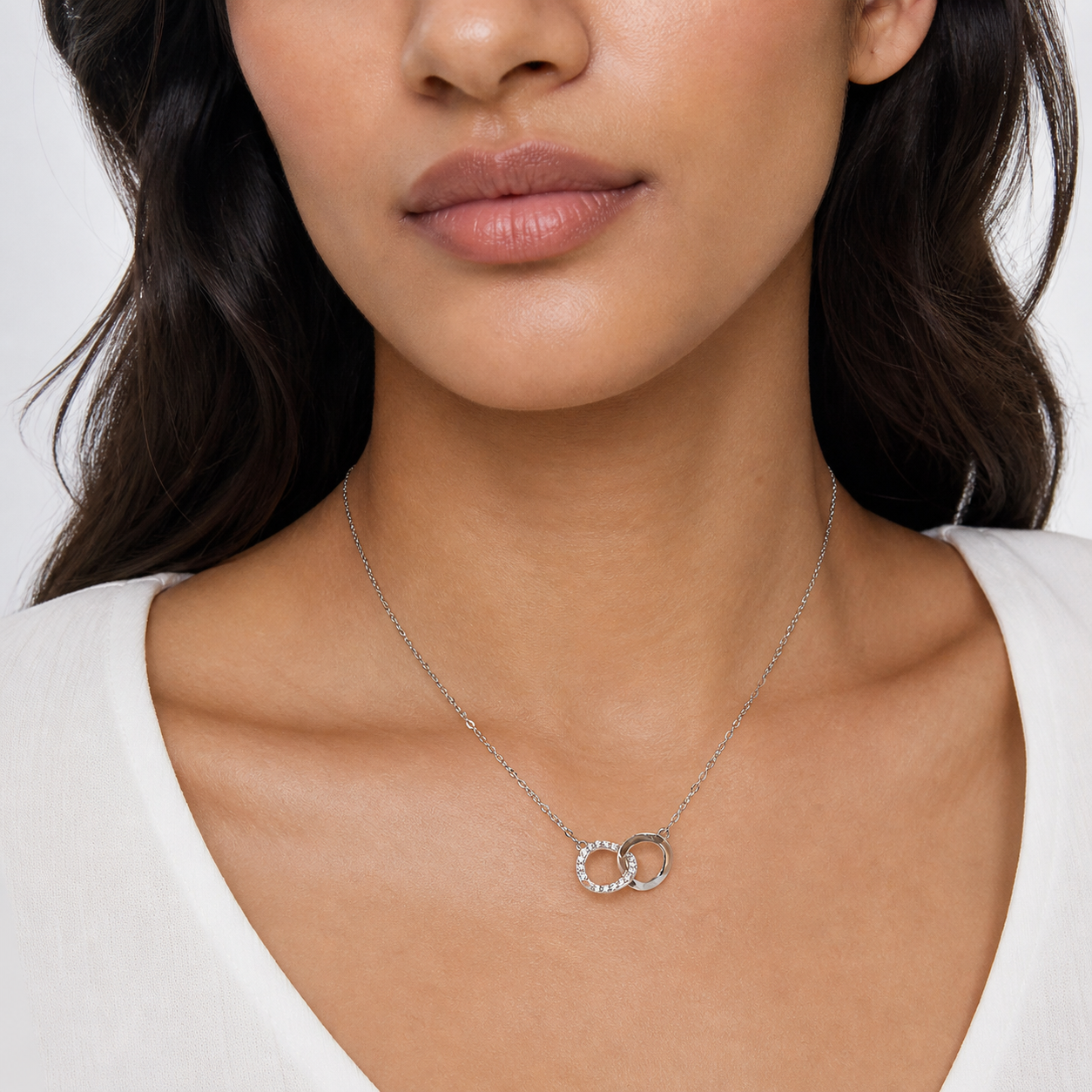 Soft Chrome 925 Silver Necklace