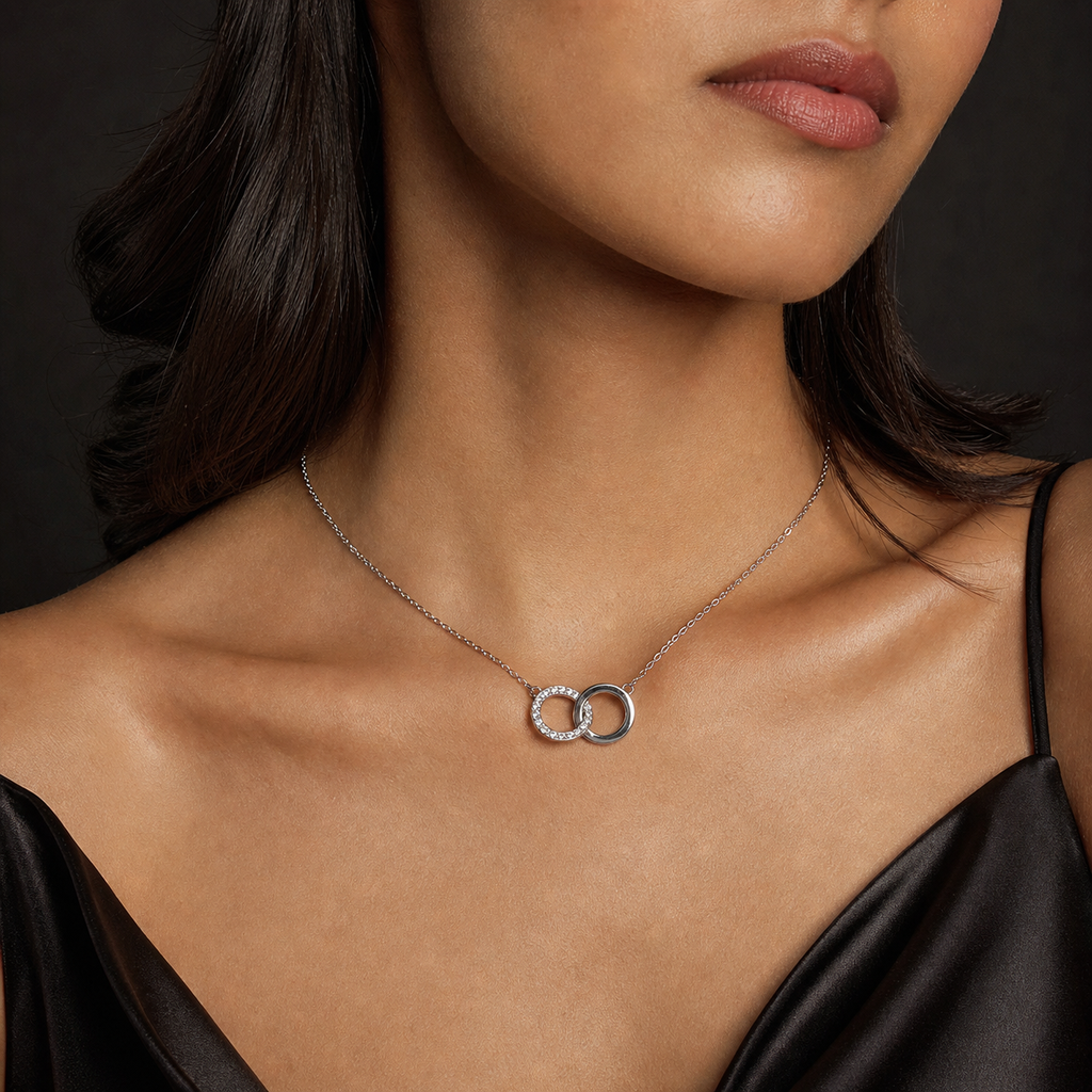 Soft Chrome 925 Silver Necklace