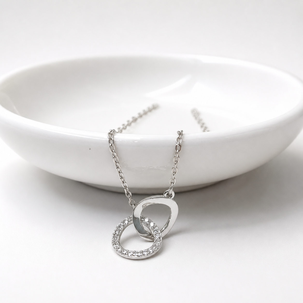 Soft Chrome 925 Silver Necklace