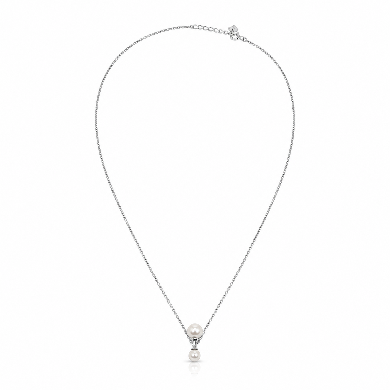 925 Silver Classic Pearl Pendant Necklace – Dainty Everyday Jewellery