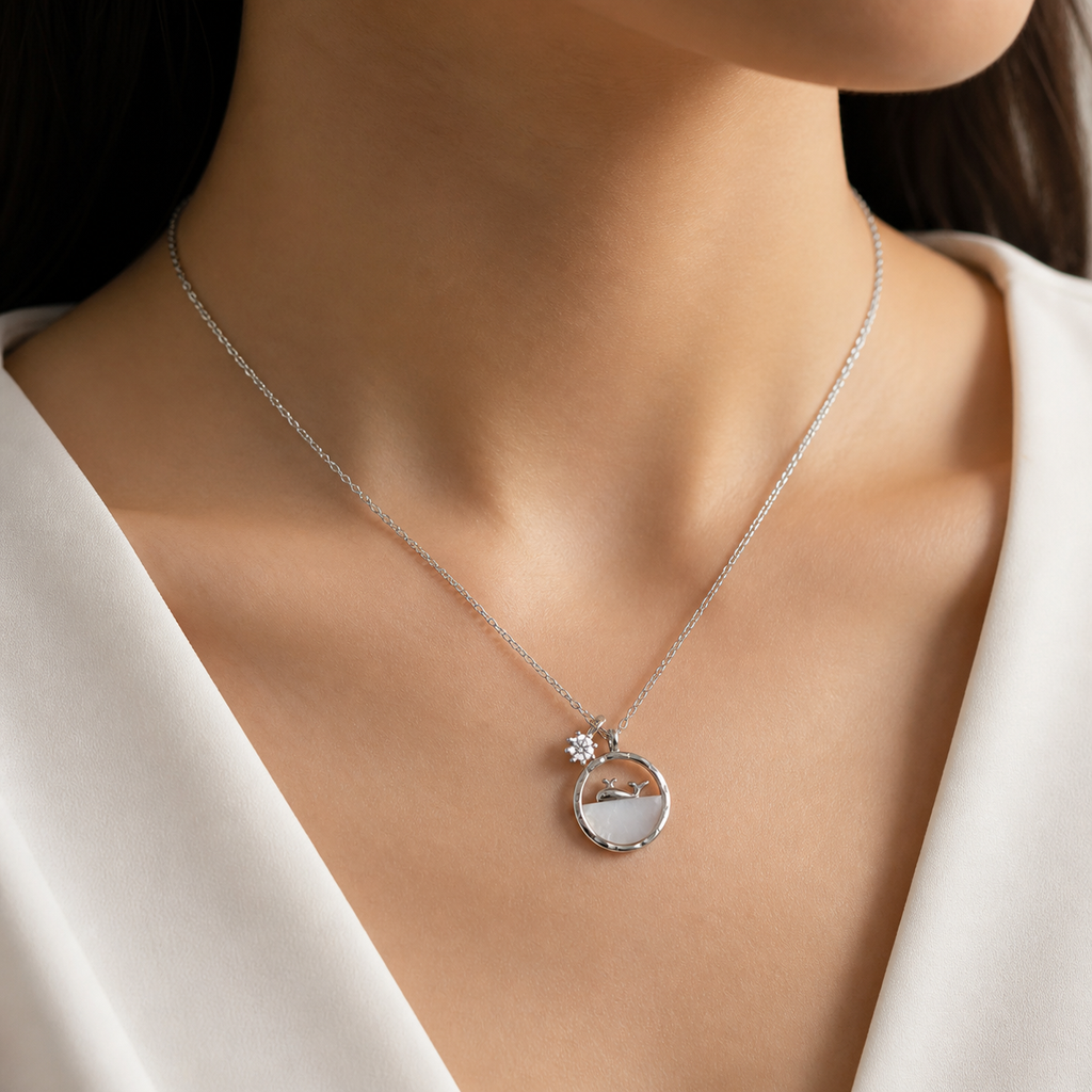 925 Silver Ocean Dream Necklace for Women