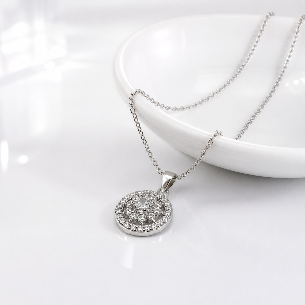 Bella Glow 925 Silver Necklace