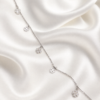 Charm Bloom 925 Silver Anklet