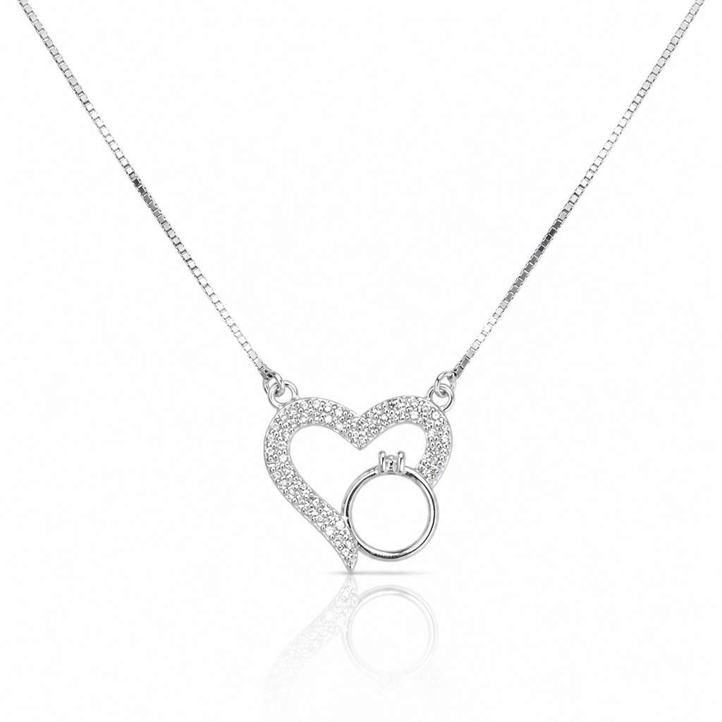 Heart Luxe 925 Silver Necklace