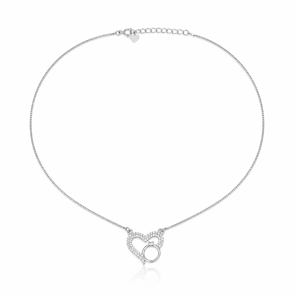 Heart Luxe 925 Silver Necklace