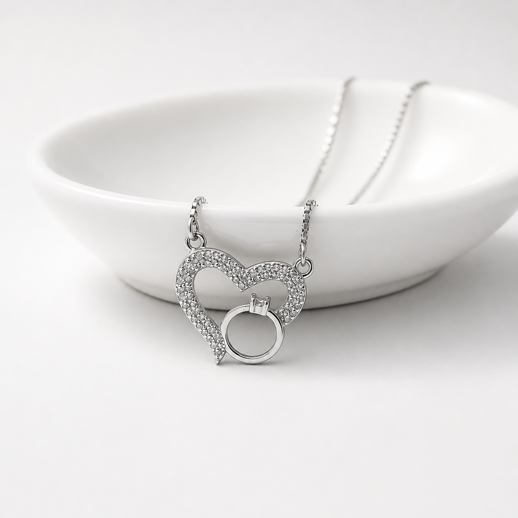 Heart Luxe 925 Silver Necklace