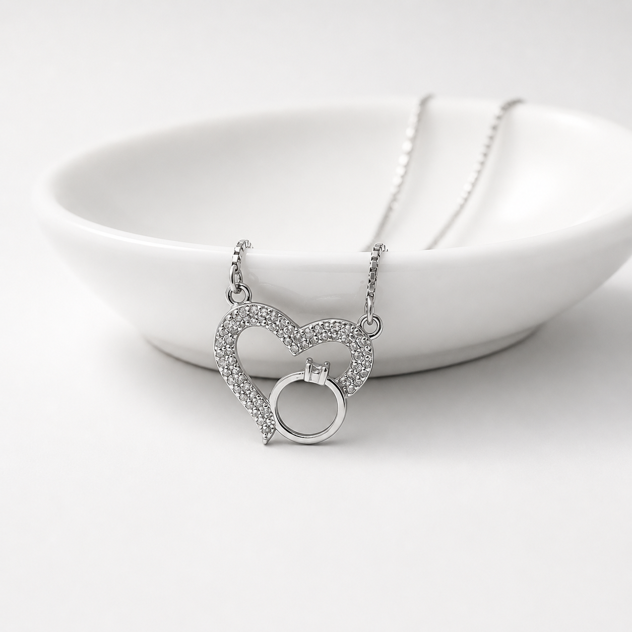 Heart Luxe 925 Silver Necklace