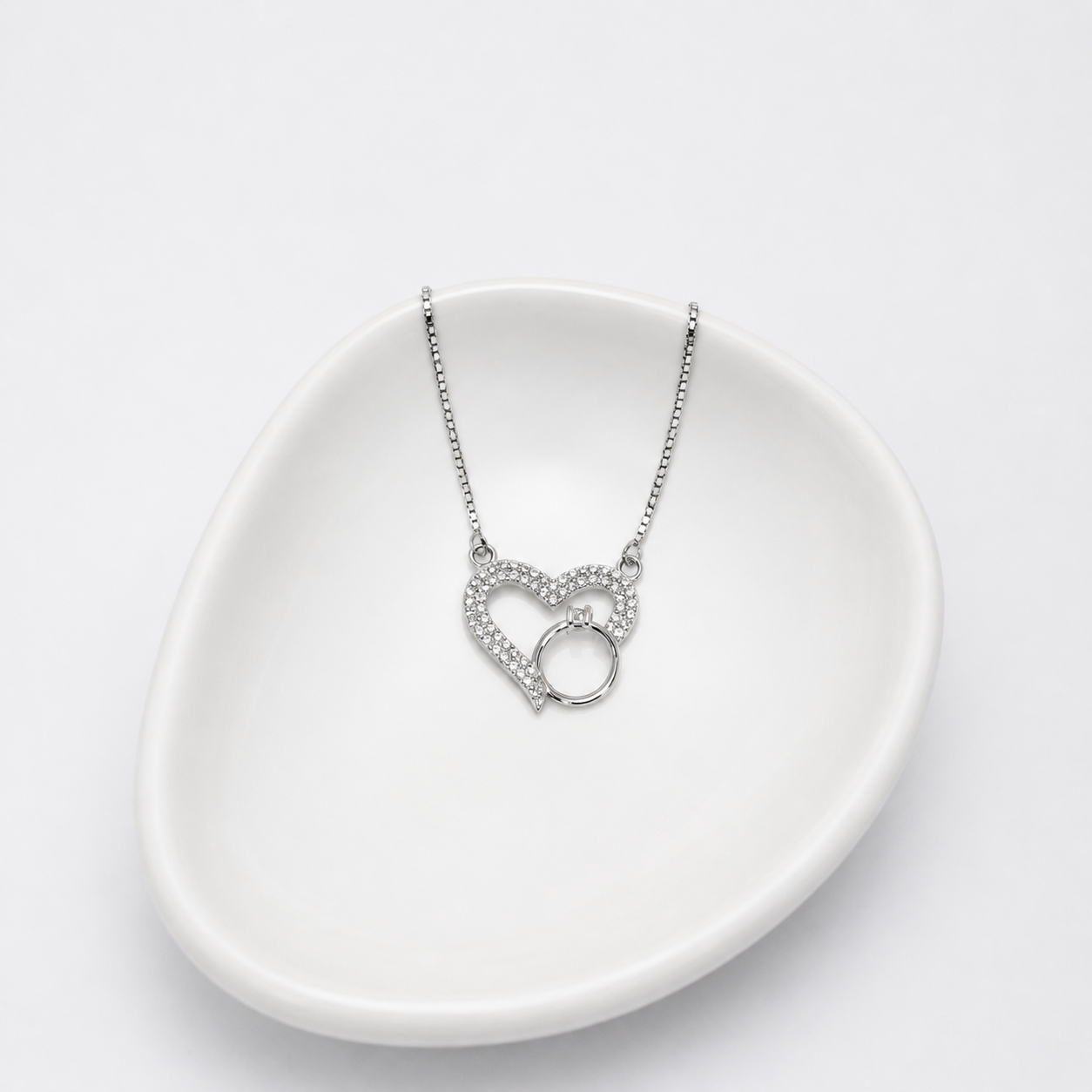 Heart Luxe 925 Silver Necklace